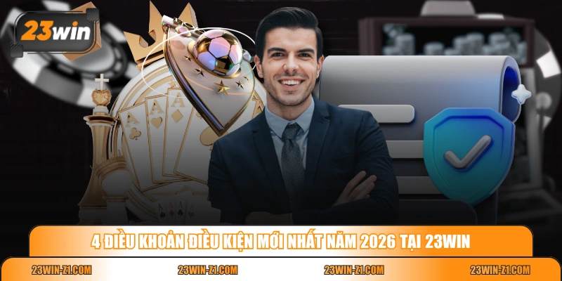 4 điều khoản điều kiện mới nhất năm 2026 tại 23WIN