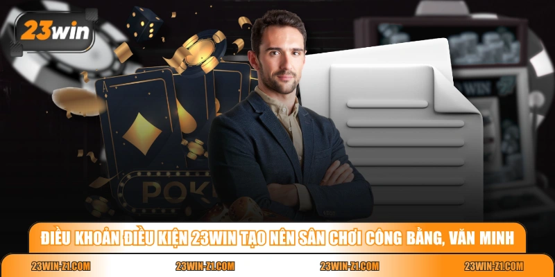 Điều khoản điều kiện 23WIN tạo nên sân chơi công bằng, văn minh