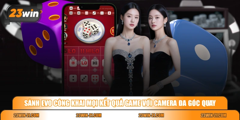 Sảnh EVO công khai mọi kết quả game với camera đa góc quay