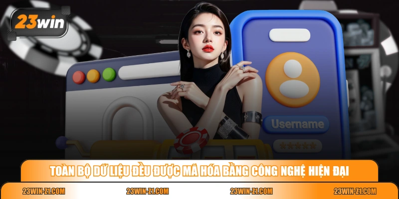 Toàn bộ dữ liệu đều được mã hóa bằng công nghệ hiện đại 